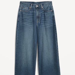 Extra High-Waisted Baggy Wide-Leg Non-Stretch Secret-Smooth Pocket Jeans
